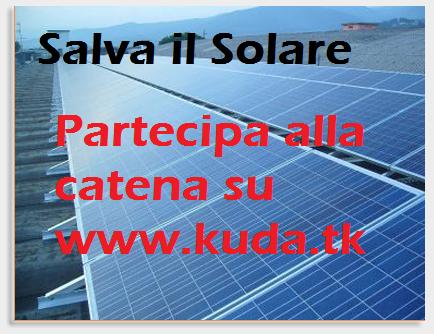 Catena di blog per chiedere la reintroduzione della norma che obbliga a fornire tutti i nuovi edifici di pannelli solari