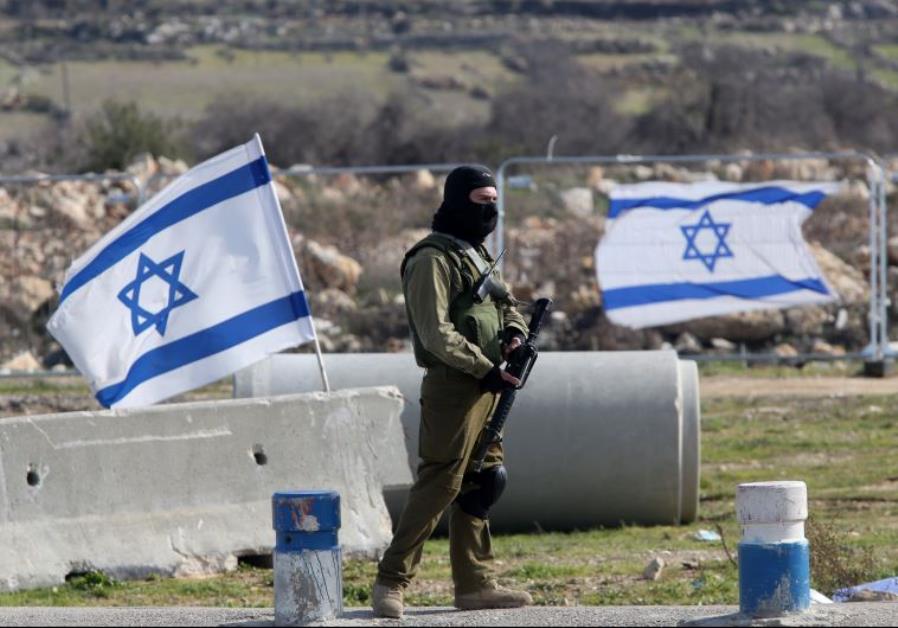 Soldato Israeliano in Cisgiordania