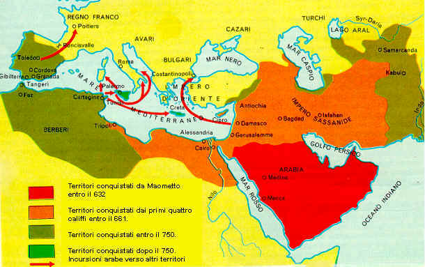 Espansione dell'islam in Medio Oriente