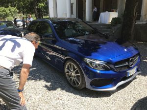 Mercedes azzurra Castelvecchio