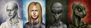 collana extraterrestri razze aliene società umane parassita ufologia
