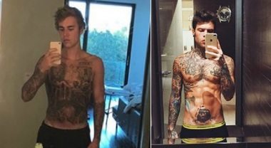 Justin Bieber come Fedez: fan divise sul maxi tatuaggio