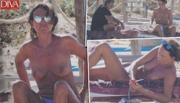 Paola Perego, guarda che topless a Formentera