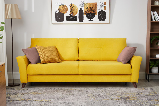 How to choose a yellow sofa in Dubai?