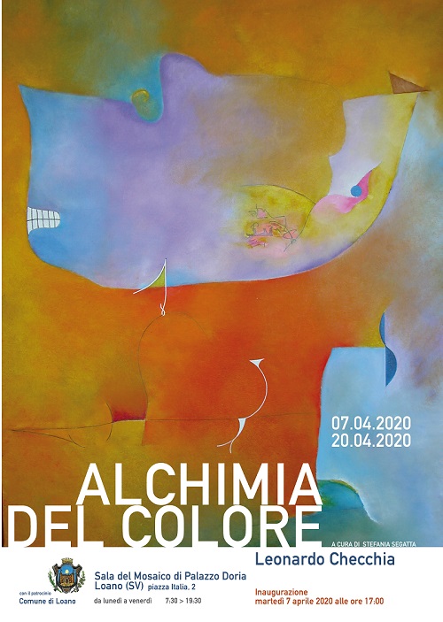 ALCHIMIA DEL COLORE – Sala del Mosaico di Palazzo Doria 07.04 >20.04.2020 Loano (SV)