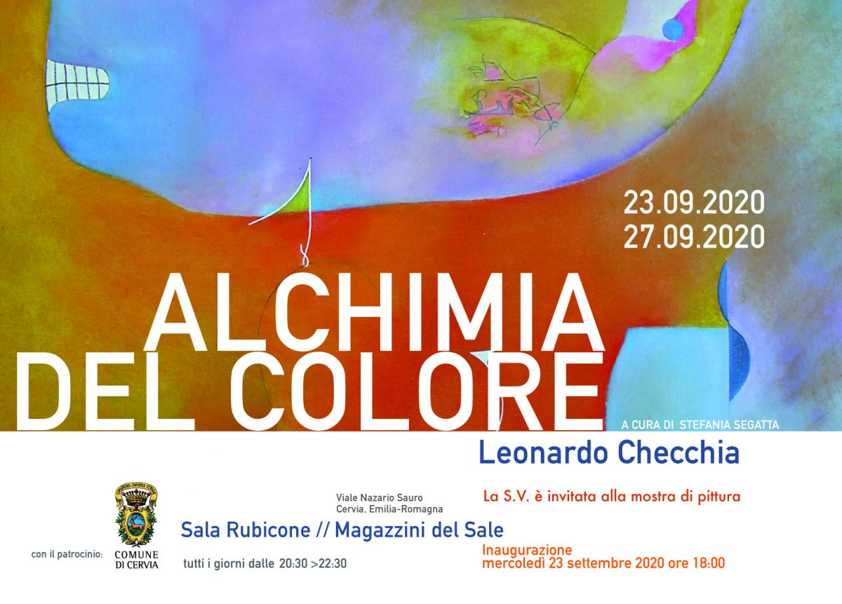 ALCHIMIA DEL COLORE – Sala Rubicone // Magazzini del Sale – Cervia.