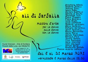 BLOG_Locandina_elenco artisti_Ali di farfalla_Galleria Kunst grenzen-Arte di frontiera