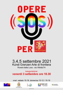 Opere SOS per Radio Music Trento_Galleria Kunst Grenzen-Arte di frontiera_3-4-5_092021_grafica Paolo Ober