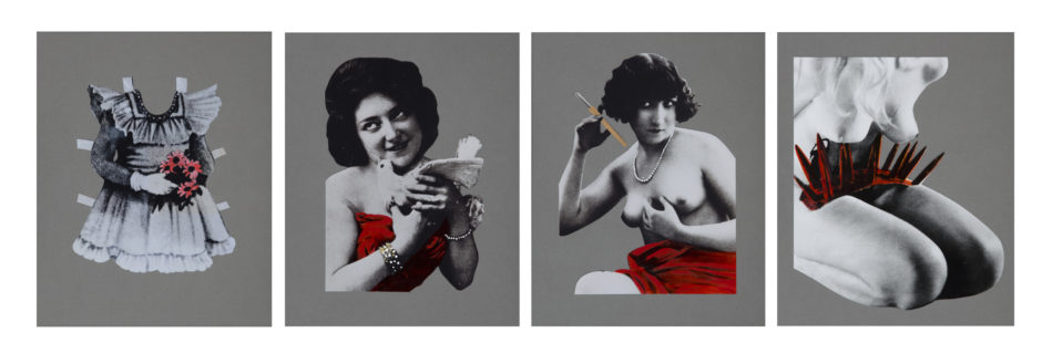 Libera Mazzoleni, Riflessione sullo stereotipo identitario femminile, 1974-1975, cm 35x28
