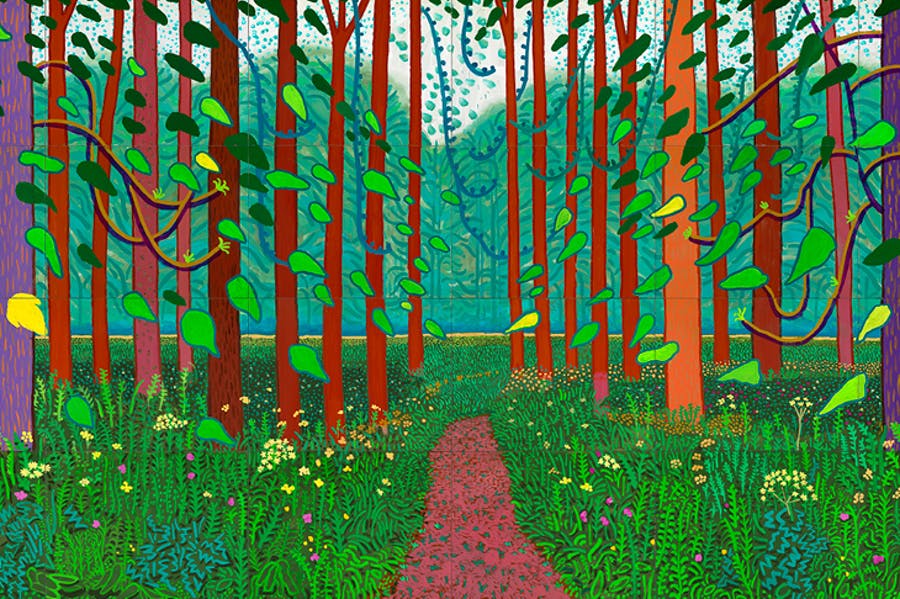 hockney the arrival