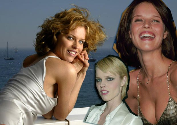 CANNES, FRANCE - MAY 16:  Model Eva Herzigova poses during a portrait session at the 57th International Cannes Film Festival May 16, 2004 in Cannes, France. Herzigova appears in the new film "Modigiani" which premiered during Cannes. (Photo by Carlo Allegri/Getty Images)