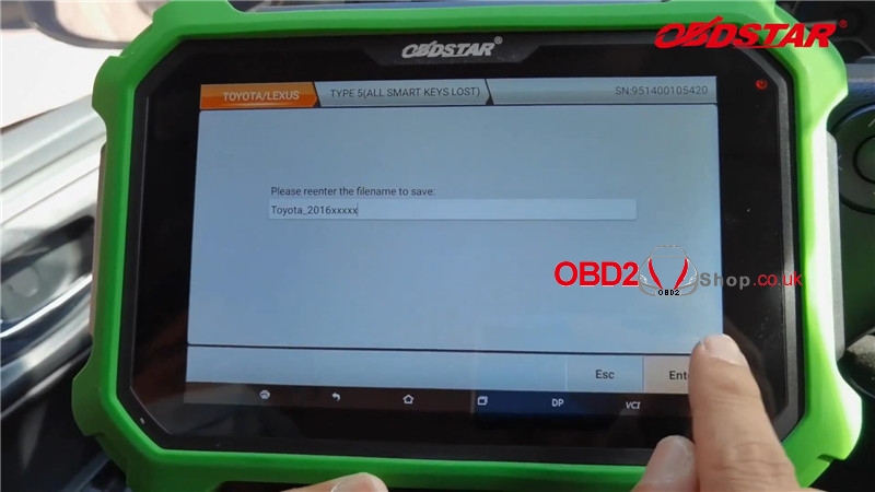 obdstar-x300-dp-plus-program-toyota-a8-all-key-lost-via-key-sim-10