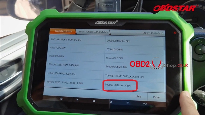 obdstar-x300-dp-plus-program-toyota-a8-all-key-lost-via-key-sim-15