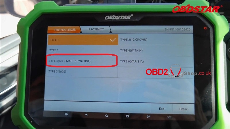 obdstar-x300-dp-plus-program-toyota-a8-all-key-lost-via-key-sim-7