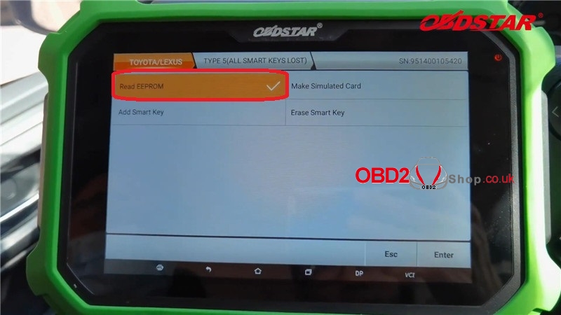 obdstar-x300-dp-plus-program-toyota-a8-all-key-lost-via-key-sim-8