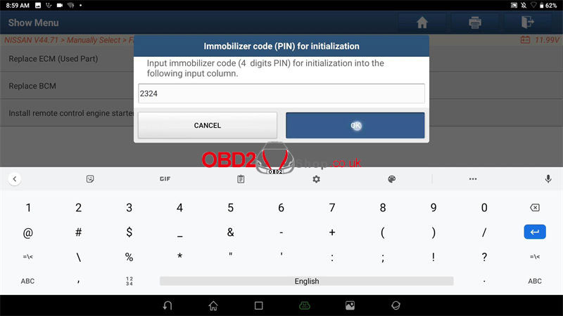 register-nissan-immo-key-via-launch-x431-after-replacing-bcm-(6)