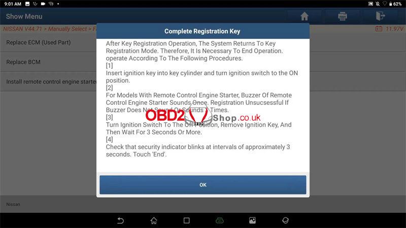 register-nissan-immo-key-via-launch-x431-after-replacing-bcm-(9)