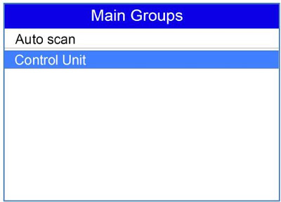 Come utilizzare Vident iLink400 eseguire la scansione automatica e unità di controllo di selezione?