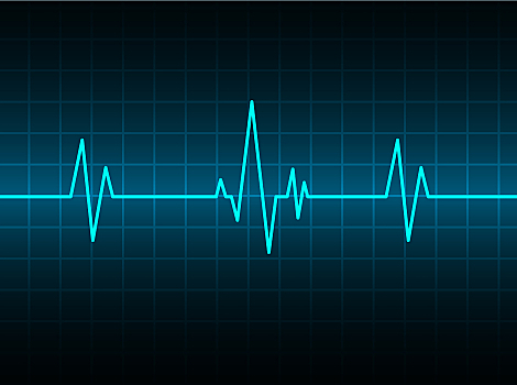 Blue,Heart,Pulse,Monitor,With,Signal.,Heart,Beat.,Icon.,Ekg
