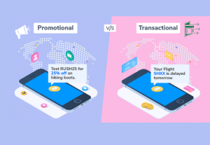 promotion vs transaction sms