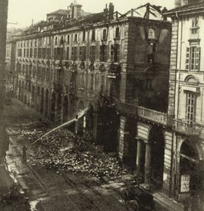 Incendio-biblioteca-universita-in-via-Po-del-1904