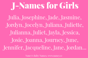 J-girl-names