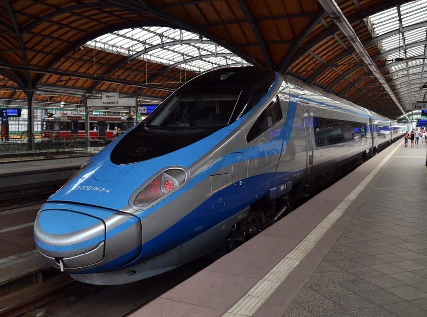 How is the speed of high-speed trains controlled?