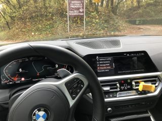#testdrive #BMW 320 d M ci trasporta tra le attrattive del territorio in pieno confort e sicurezza