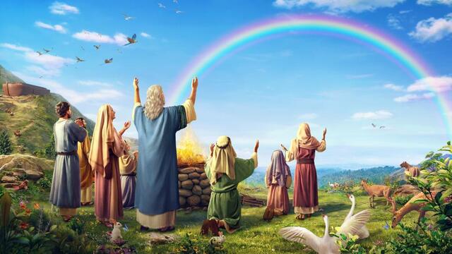 Dio fa dell’arcobaleno un simbolo del Suo patto con l’uomo