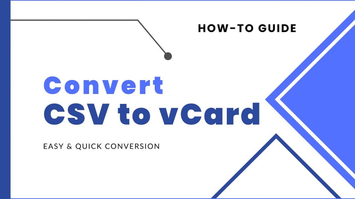 convertire CSV in VCF sui sistemi operativi Windows