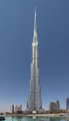 The skyscraper Burj Khalifa