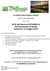 Gita a CITTADELLA