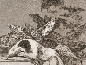 Francisco_José_de_Goya_y_Lucientes_-_The_sleep_of_reason_produces_monsters_(No._43),_from_Los_Caprichos_-_Google_Art_Project