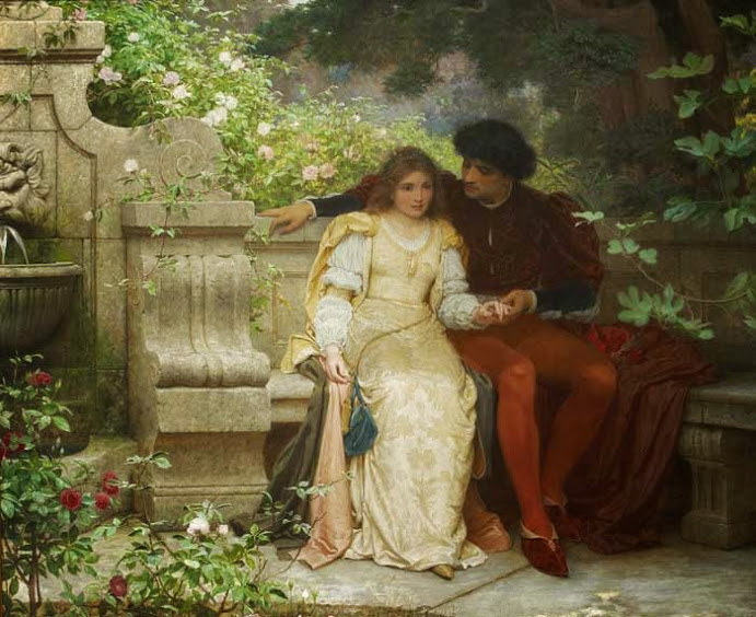 Charles-Edward-Perugini-–-innamorati-in-giardino