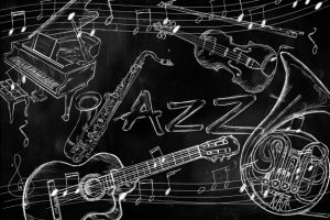jazz-strumenti-sfondo-musicale-sulla-lavagna-scura_1379-292