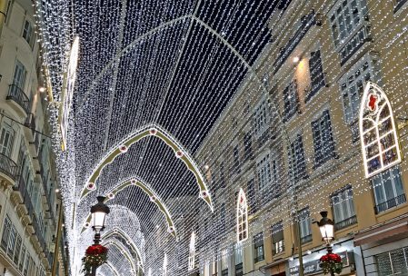 Malaga, addobbi natalizi