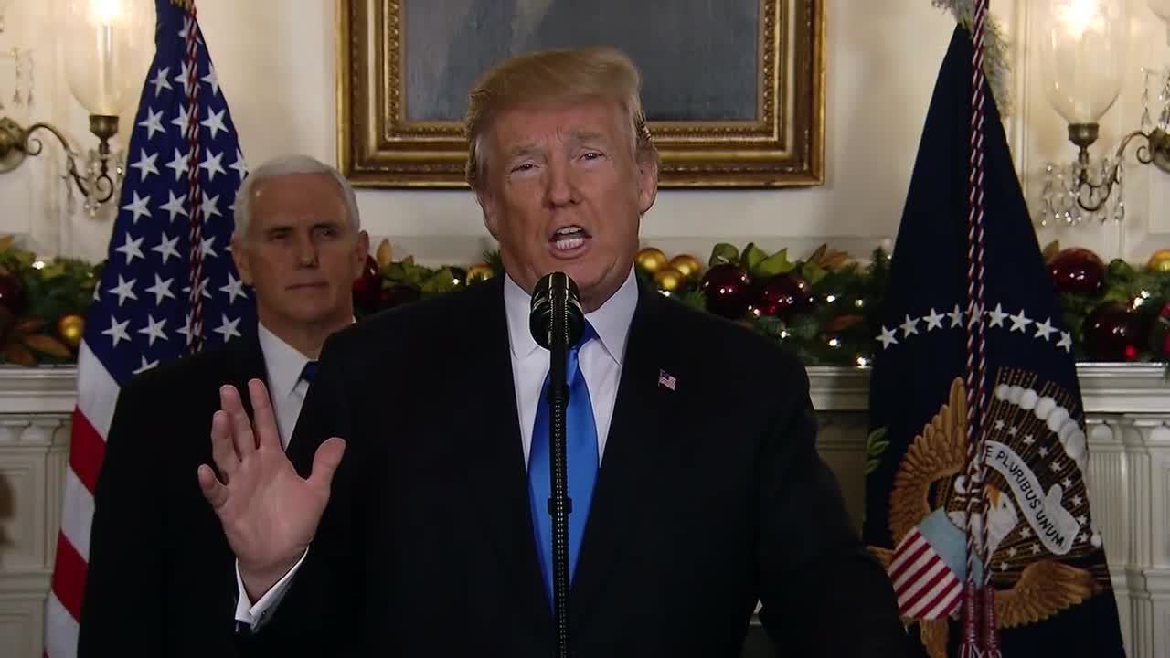 President Trump recognizes Jerusalem as Israel's capital20171206221805_11250580_ver1.0_1280_720