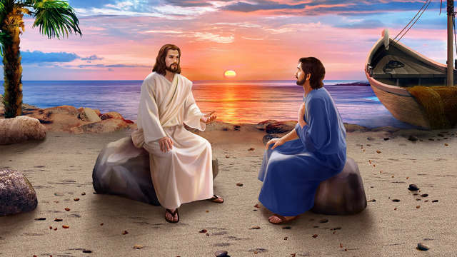 Gesù parla ai Suoi discepoli dopo la Sua resurrezione