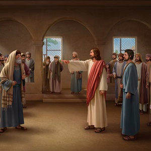 il Signore Gesù rimprovera i farisei