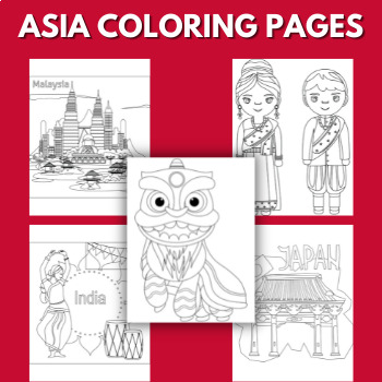 Thailand Coloring Pages & Malaysia Coloring Pages: The 2 Beautiful Asian Countries