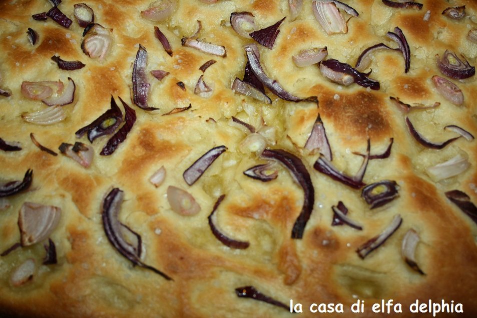 Focaccia di patate con lievito madre