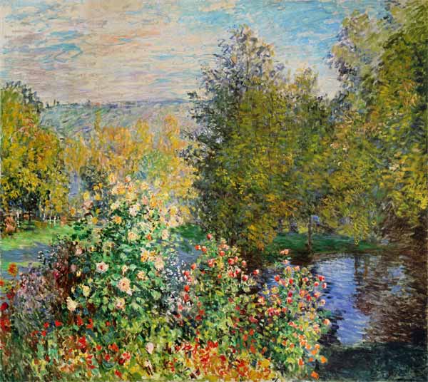 Monet: Angolo del giardino a Montgeron