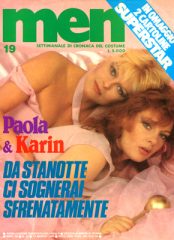 Karin Schubert - Paola Senatore - Men - n° 19 (13 Maggio 1985)