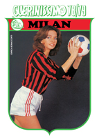 Enrica Bonaccorti - Milan Calcio - Guerin Sportivo - 1978