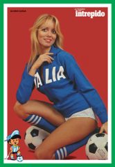 Gloria Guida - Nazionale Italiana Calcio - L’INTREPIDO - 1978