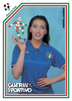 Sabrina Salerno - Nazionale Italiana Calcio - Mondiali 1990 - GUERIN SPORTIVO - 1990