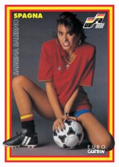 Sabrina Salerno - Nazionale Spagnola Calcio - Europei 1988 - GUERIN SPORTIVO - 1988 - A