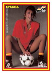 Sabrina Salerno - Nazionale Spagnola Calcio - Europei 1988 - GUERIN SPORTIVO - 1988 - B