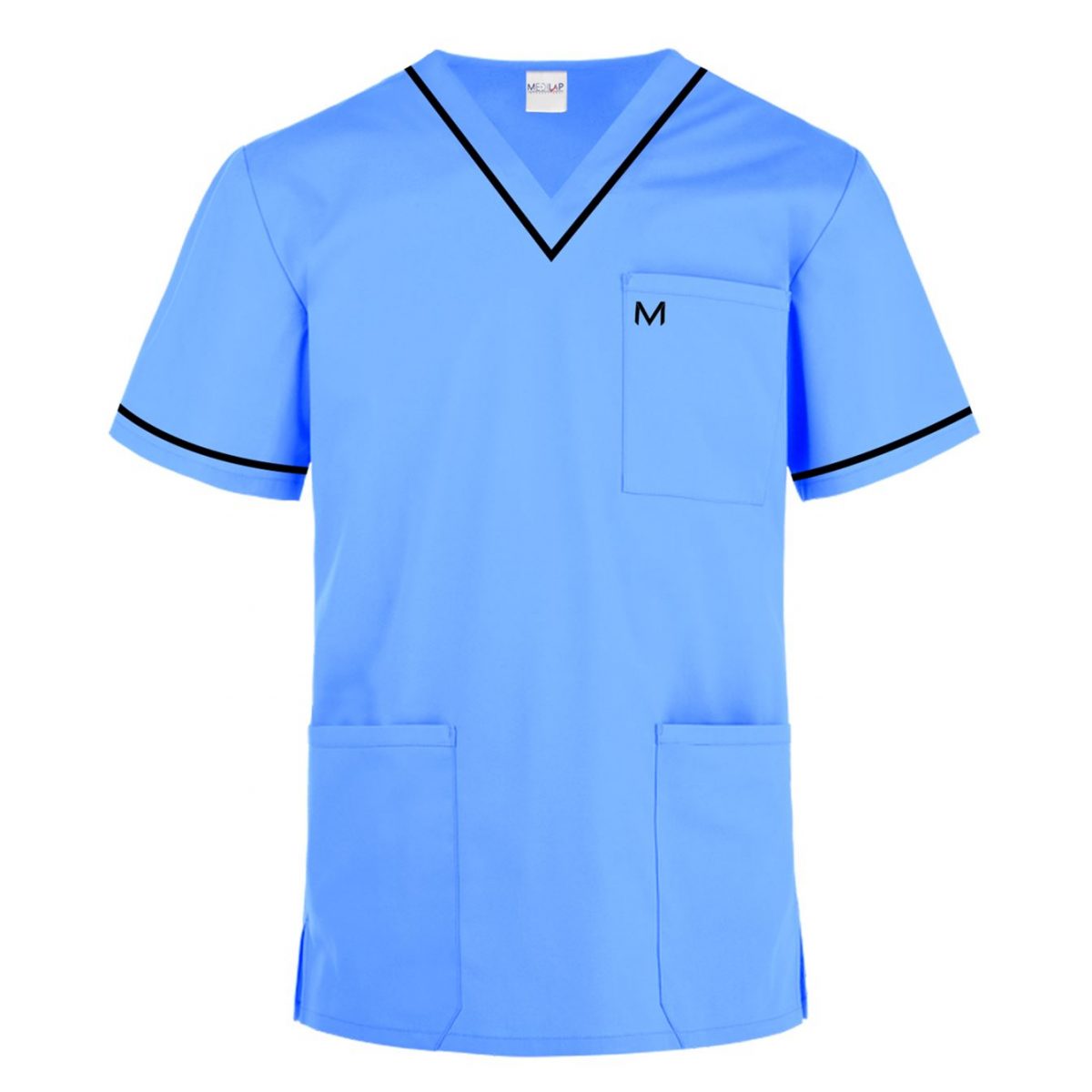 Medical-Scrub-Sky-Blue-Black-1