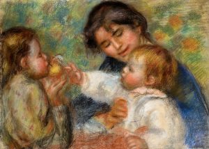 Renoir-Lenfant-a-la-pomme-ou-Gabrielle-Jean-Renoir-et-une-filette-1895-1896